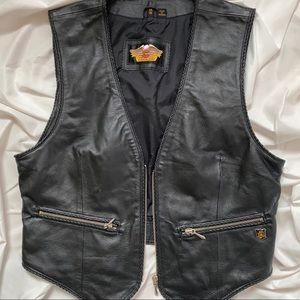 🏍 HARLEY DAVIDSON LEATHER VEST 🏍